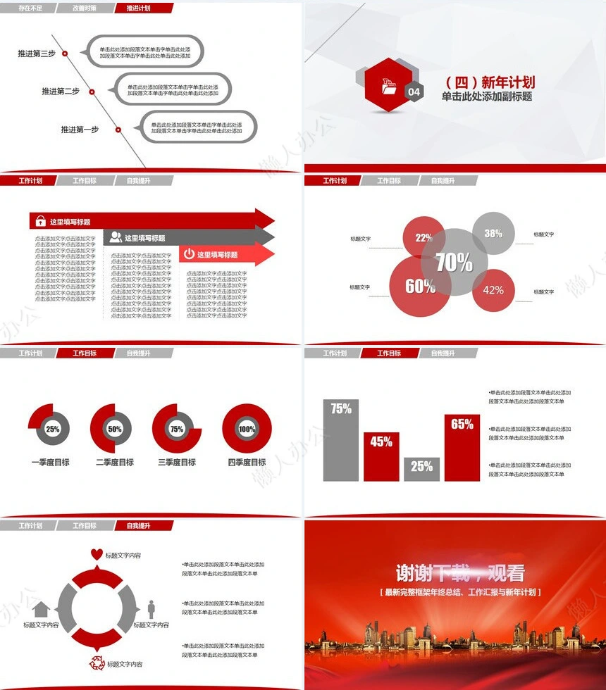 年终总结汇报及新年计划