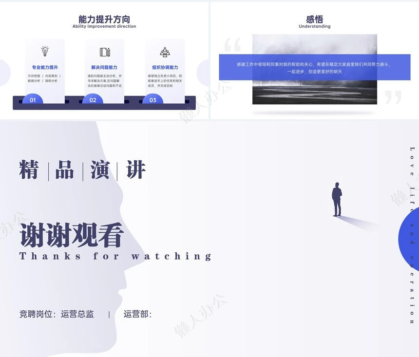 经理岗位竞聘PPT
