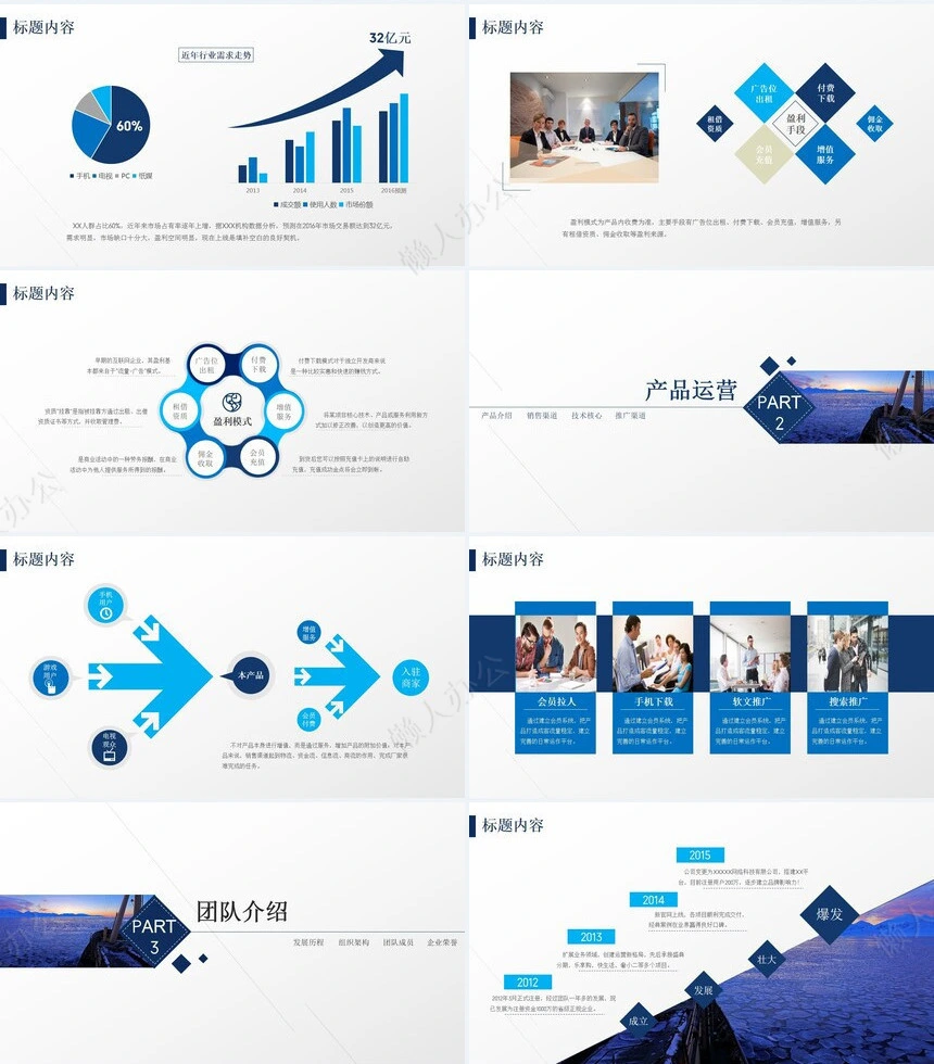 商业计划书通用PPT模板(24)
