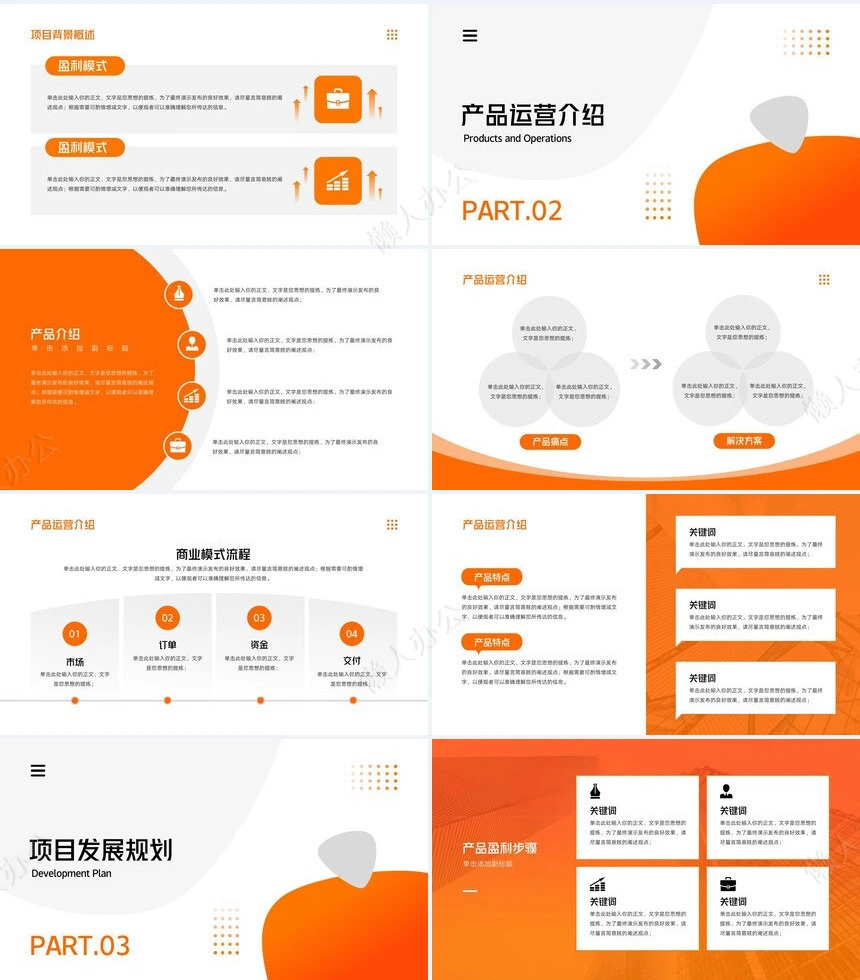 商业计划书通用PPT模板(27)