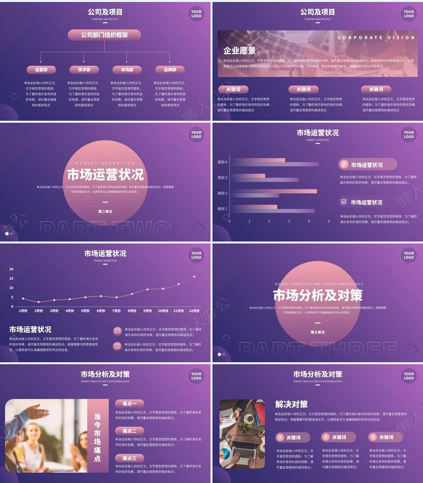 商业计划书通用PPT模板(3)