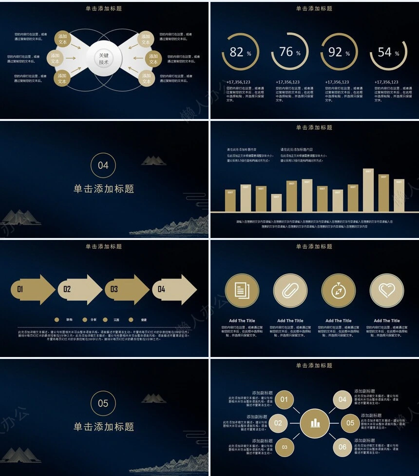 通用工作汇报公司介绍产品推广工作汇报等PPT模板