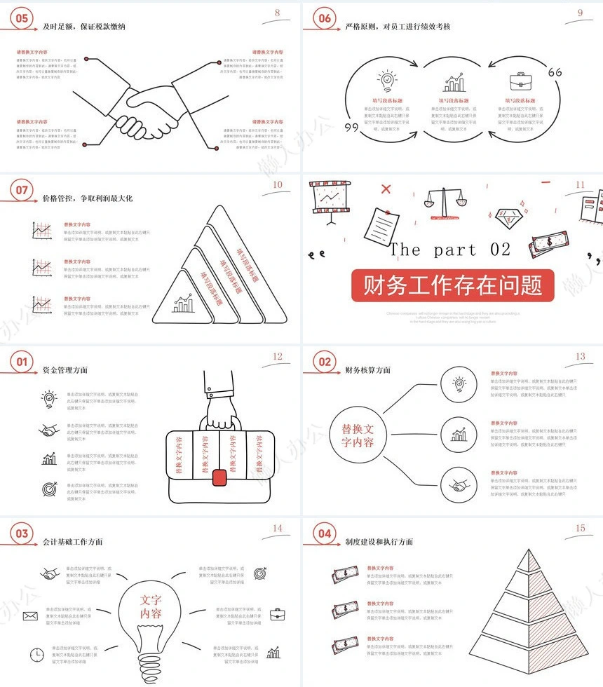 业务总结PPT模板(10)