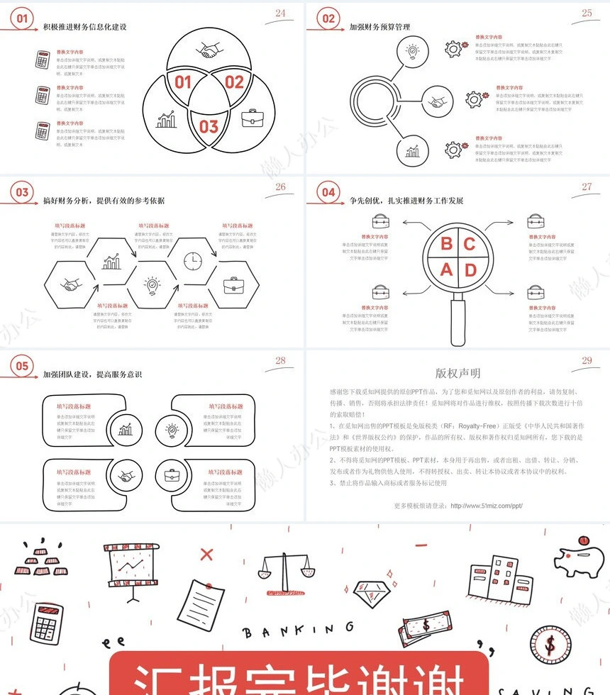 业务总结PPT模板(10)