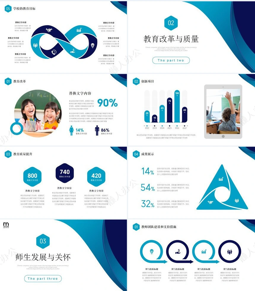 业务总结PPT模板(11)