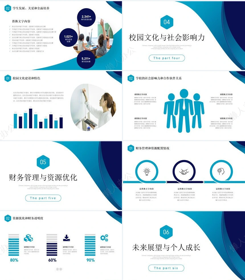 业务总结PPT模板(11)