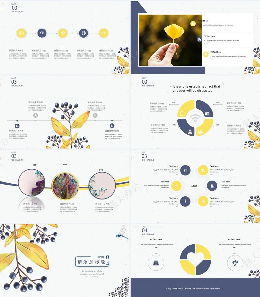 业务总结PPT模板(20)