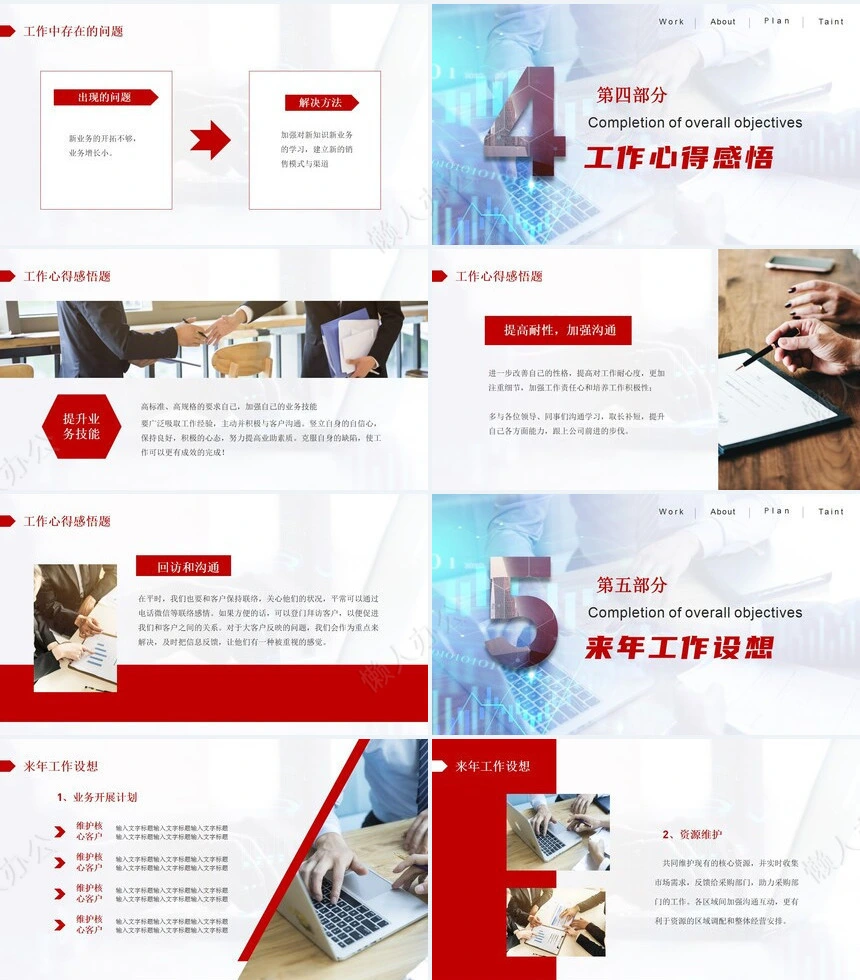 业务总结PPT模板(25)