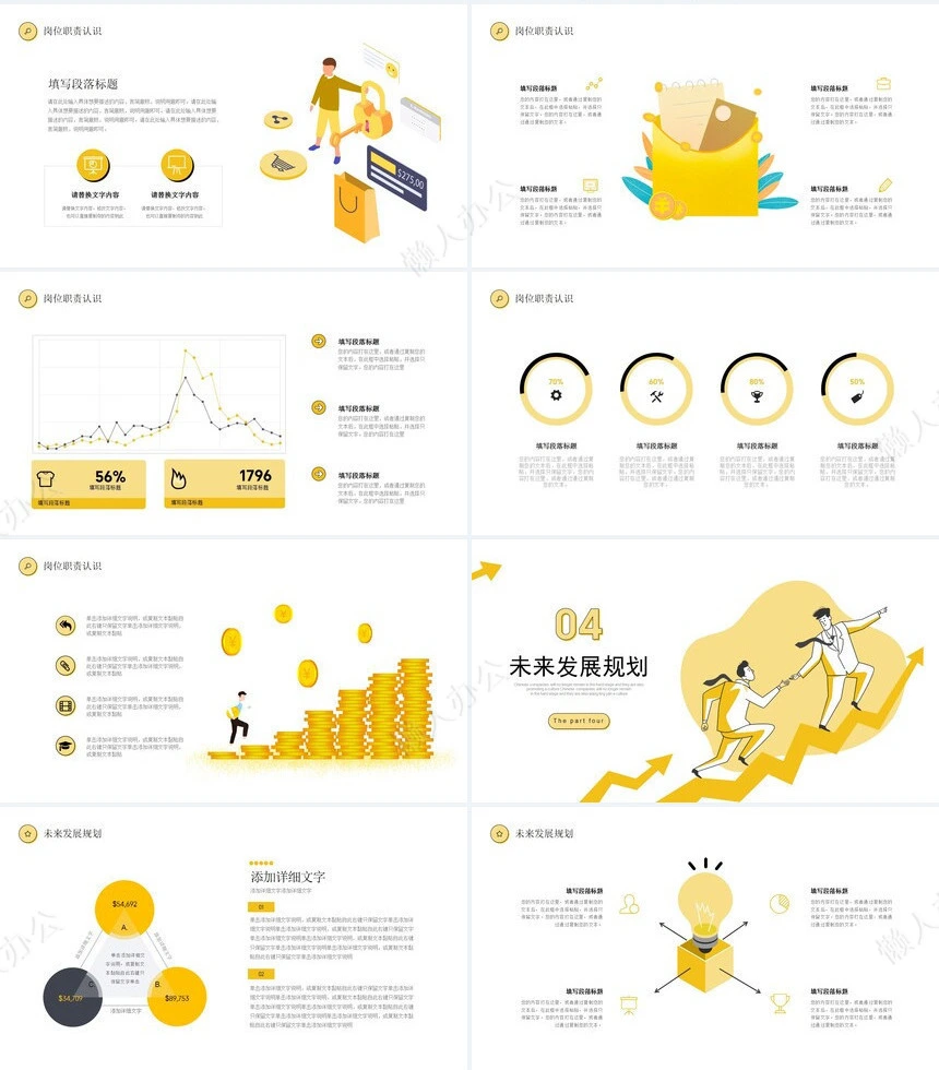 业务总结PPT模板(7)
