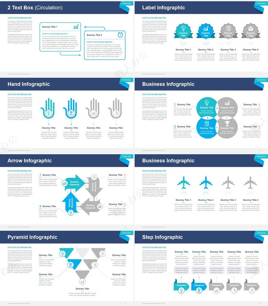 极简工作总结PPT模板(23)