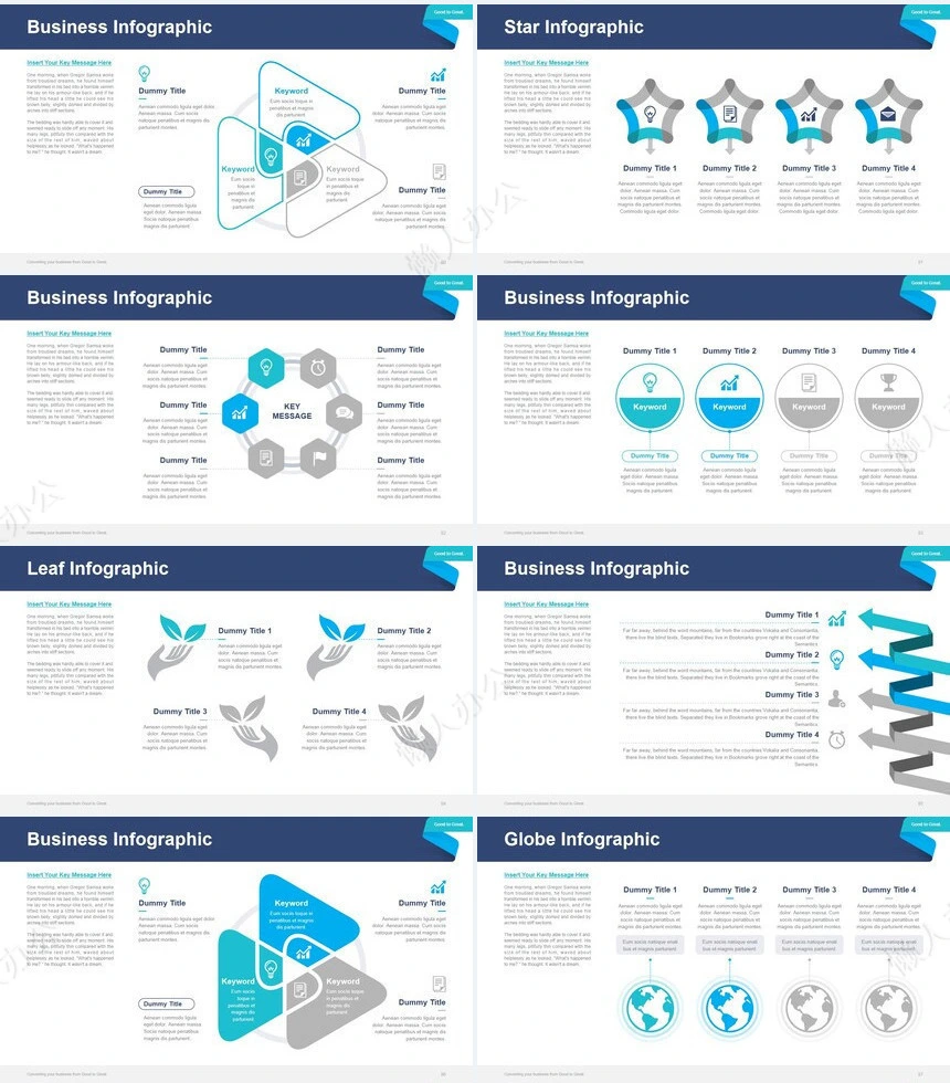 极简工作总结PPT模板(23)