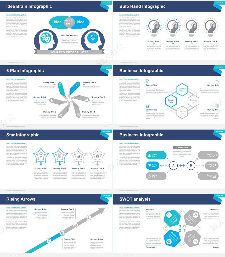 极简工作总结PPT模板(23)