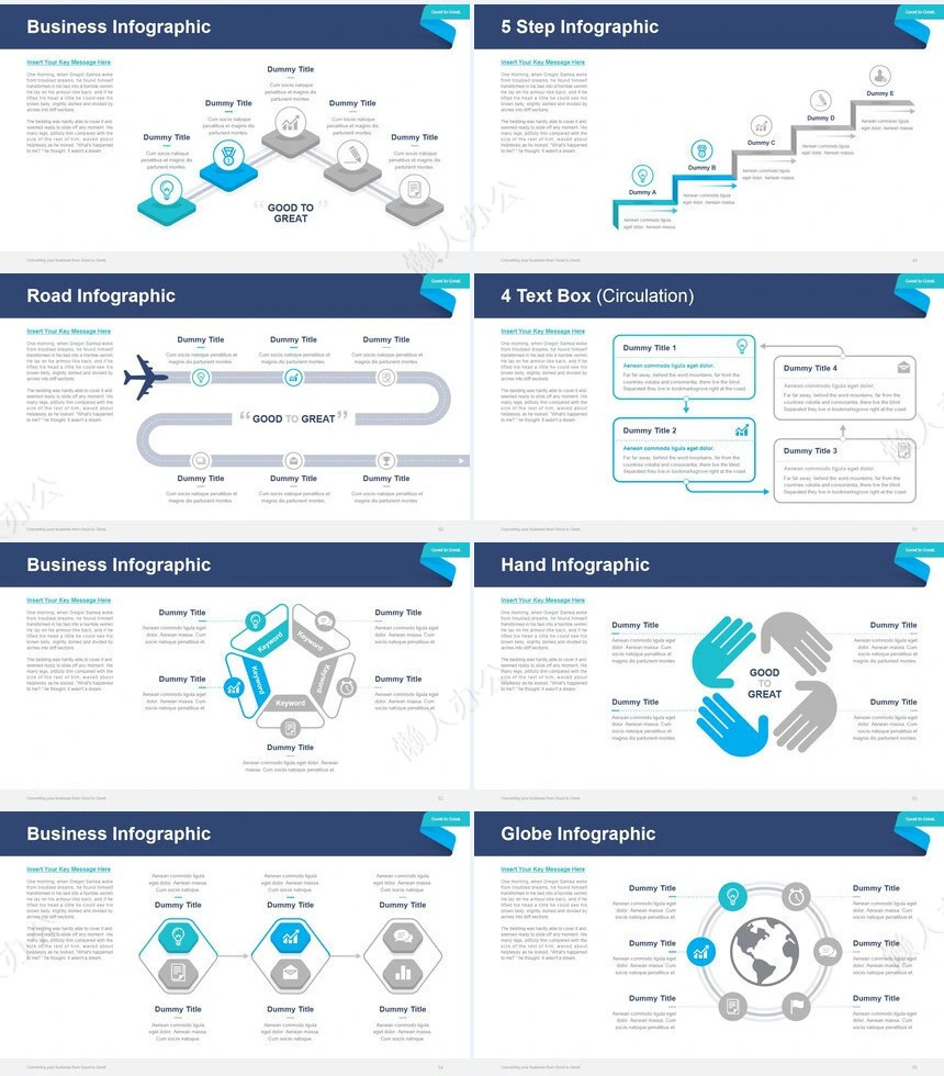 极简工作总结PPT模板(23)