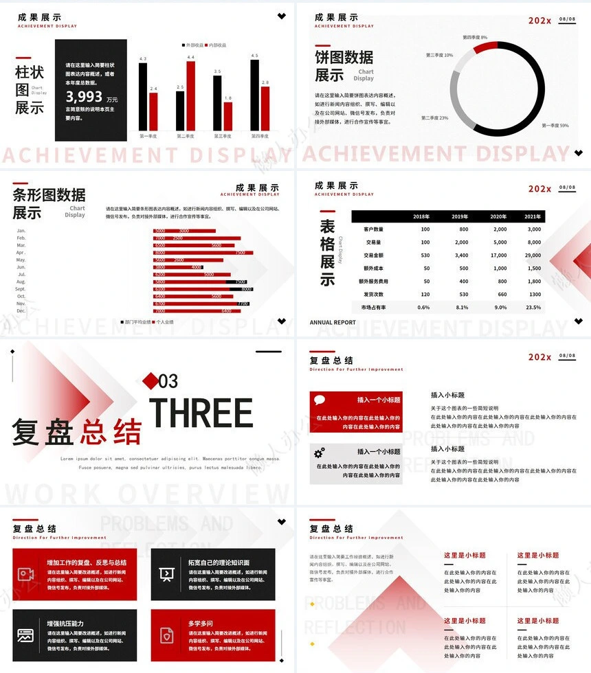 简约工作汇报PPT(22)