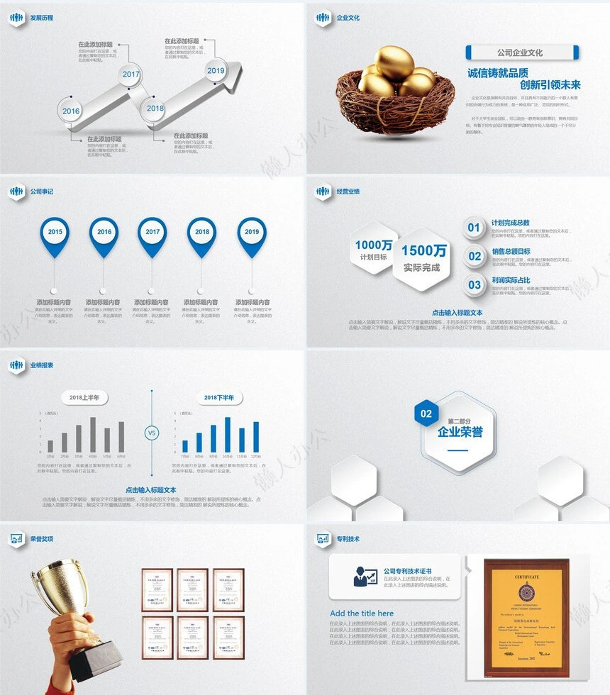 工作报告总结PPT(19)