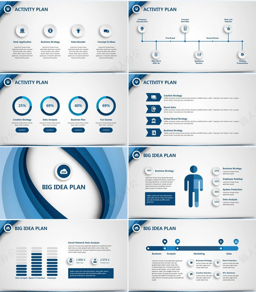 工作报告总结PPT(21)