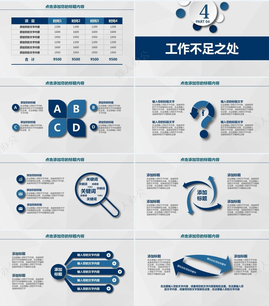 工作报告总结PPT(24)
