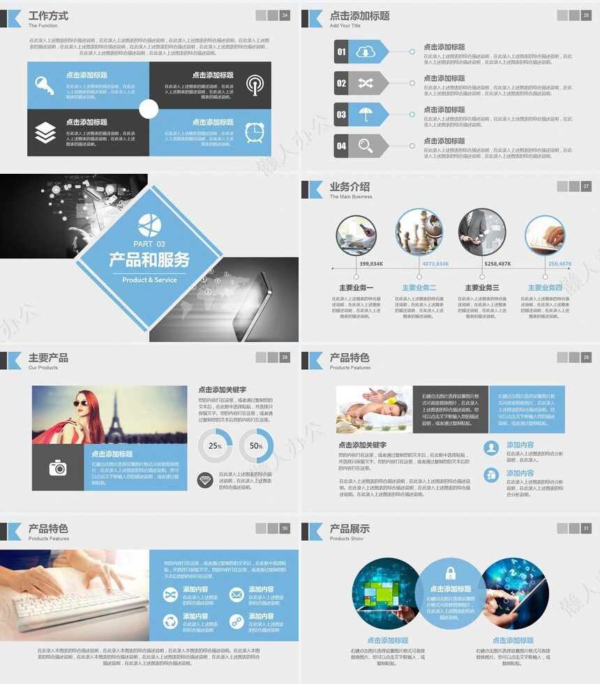 工作报告总结PPT(8)
