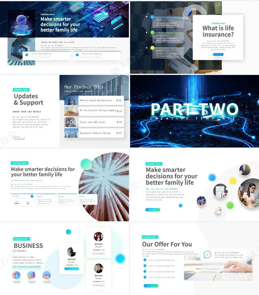 科技感英文PPT(1)