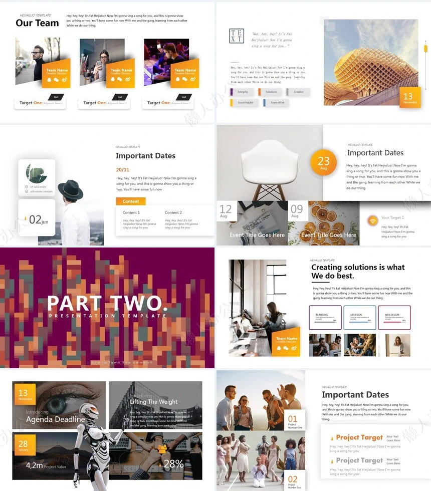 科技感英文PPT(10)