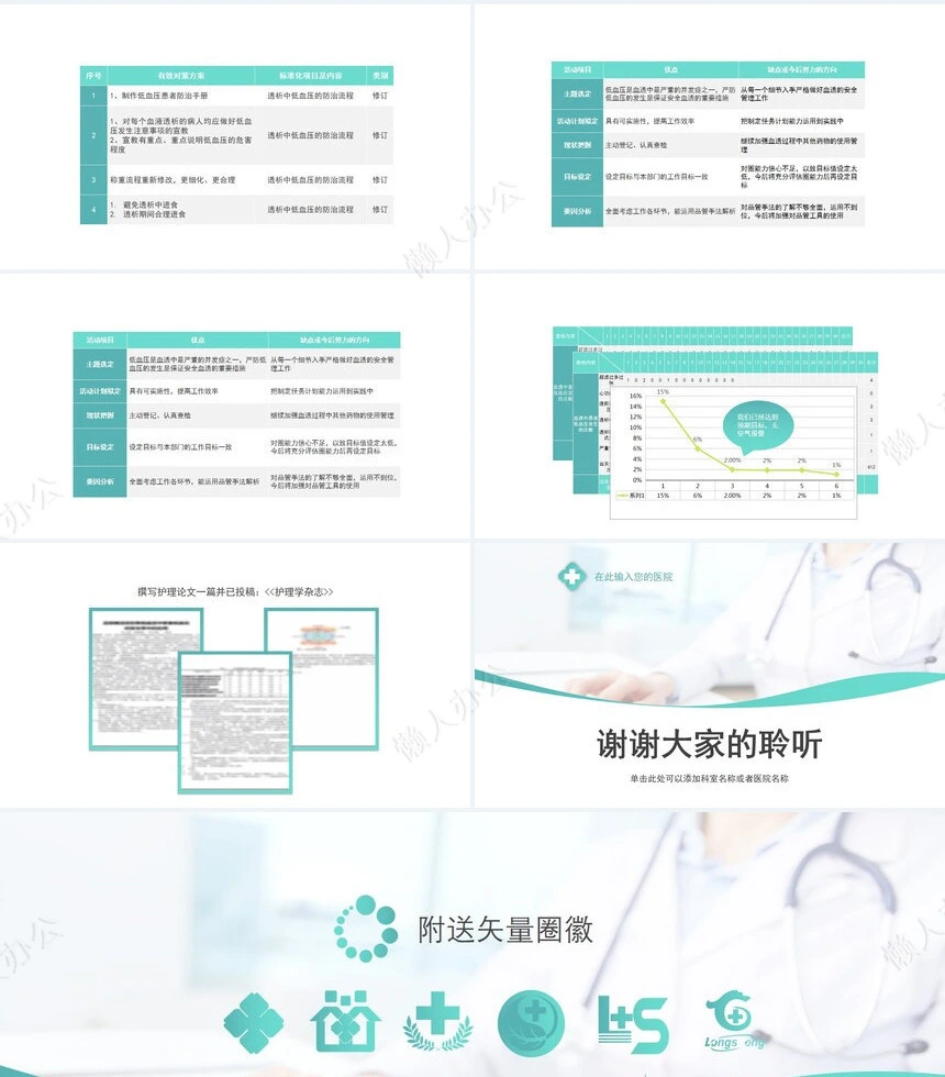 品管圈汇报PPT模版
