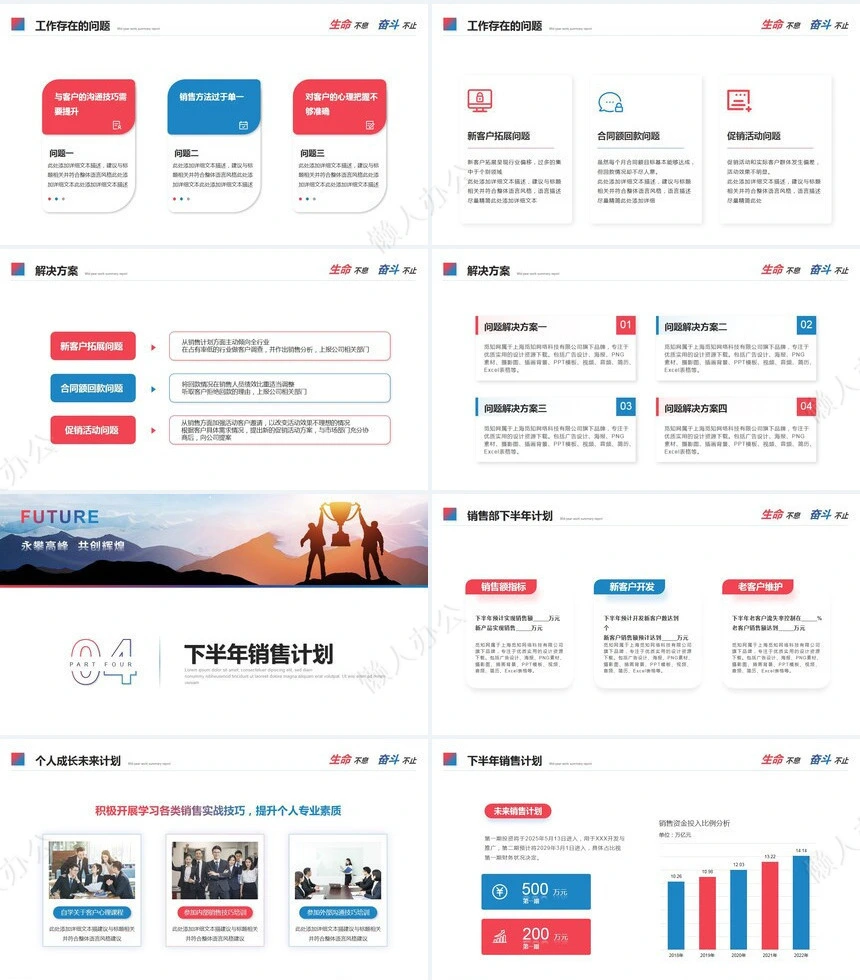 销售工作总结PPT(19)