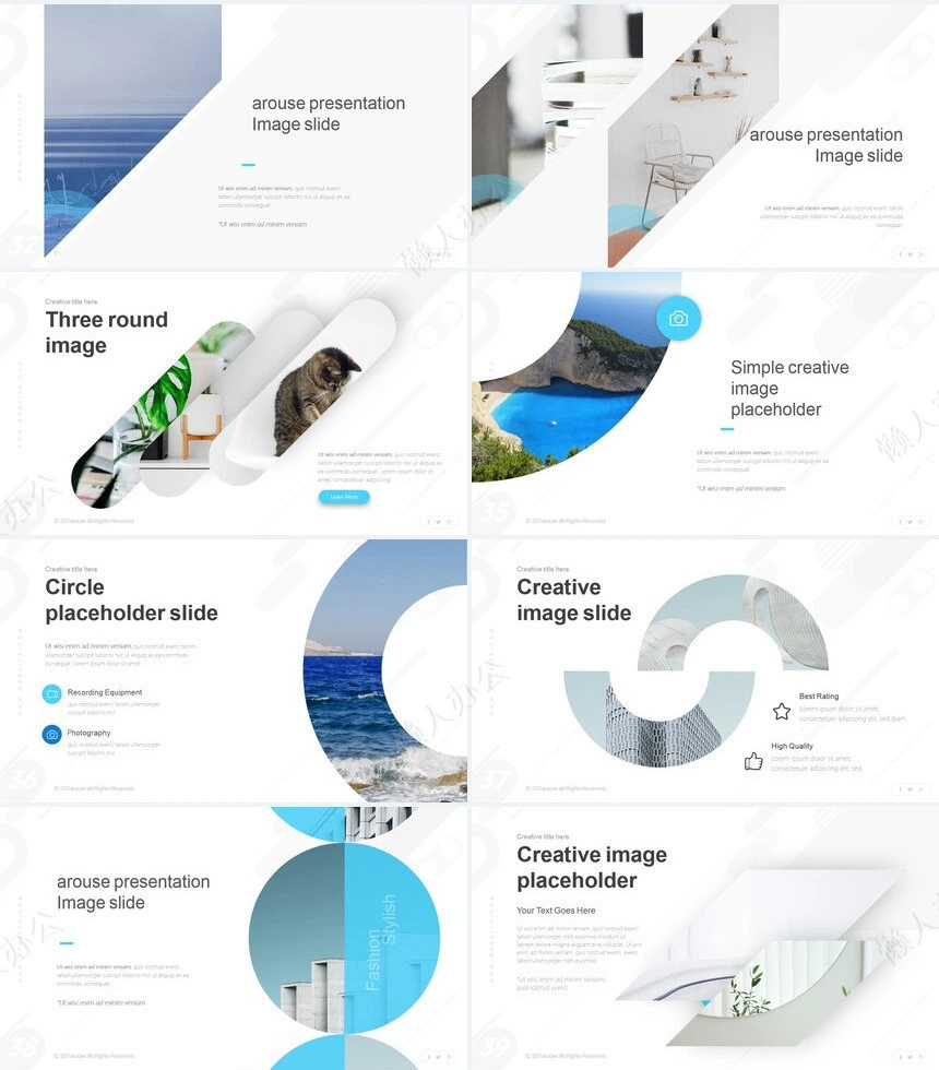 2023商务欧美风通用PPT模板