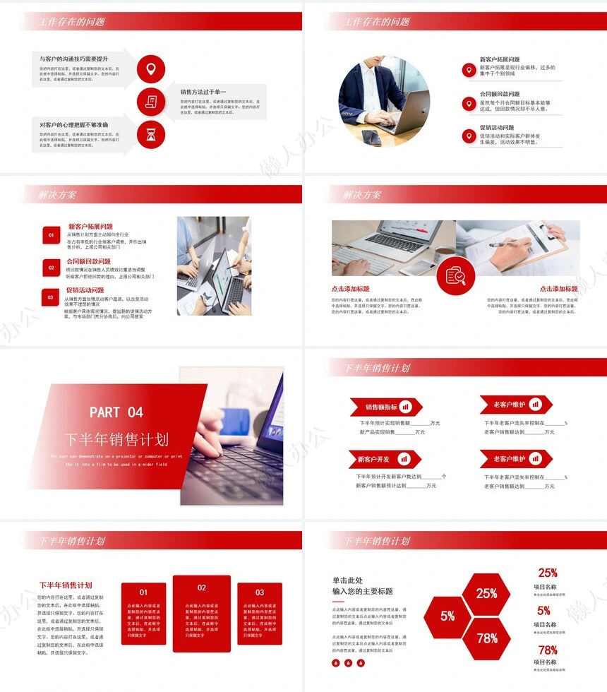 销售工作总结PPT(31)