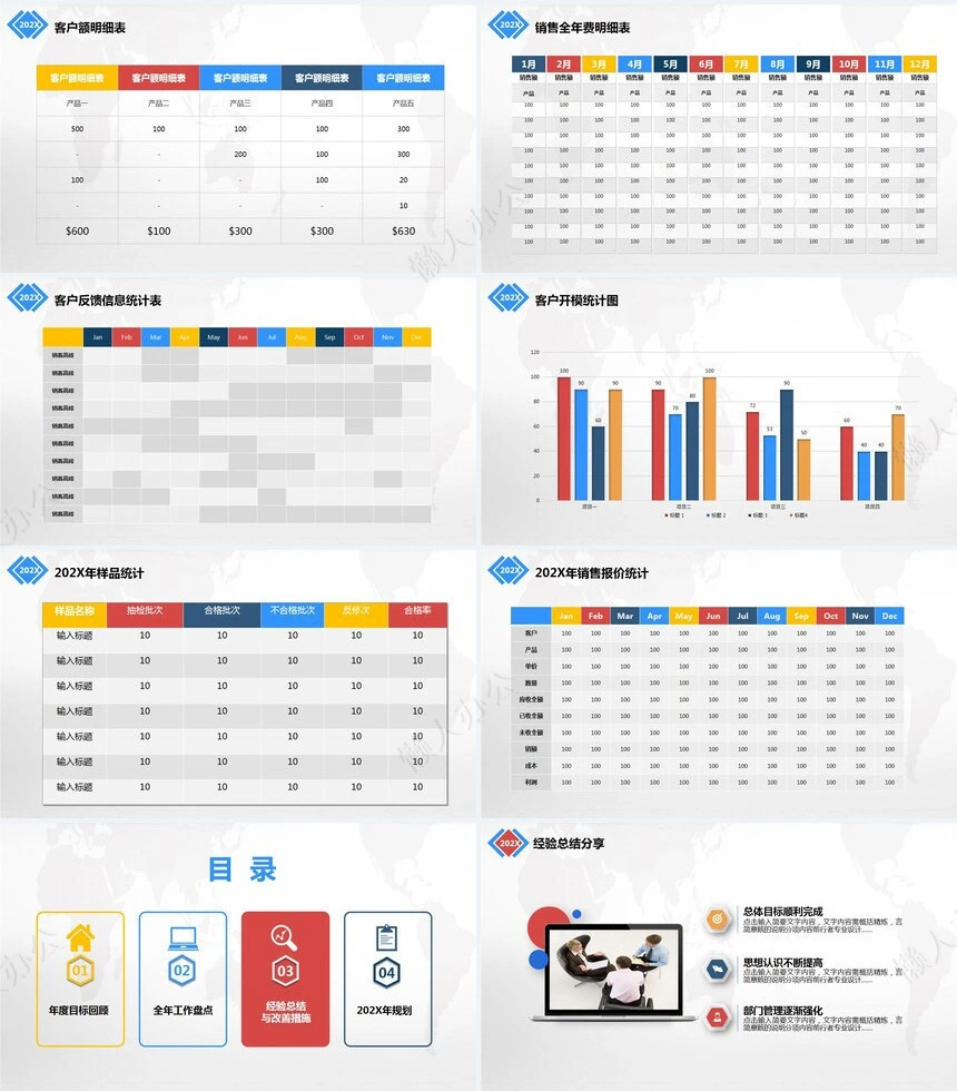 销售总结PPT模板(14)