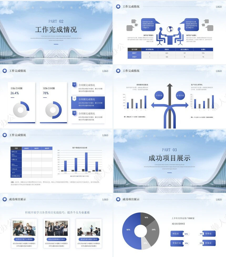 销售总结PPT模板(25)