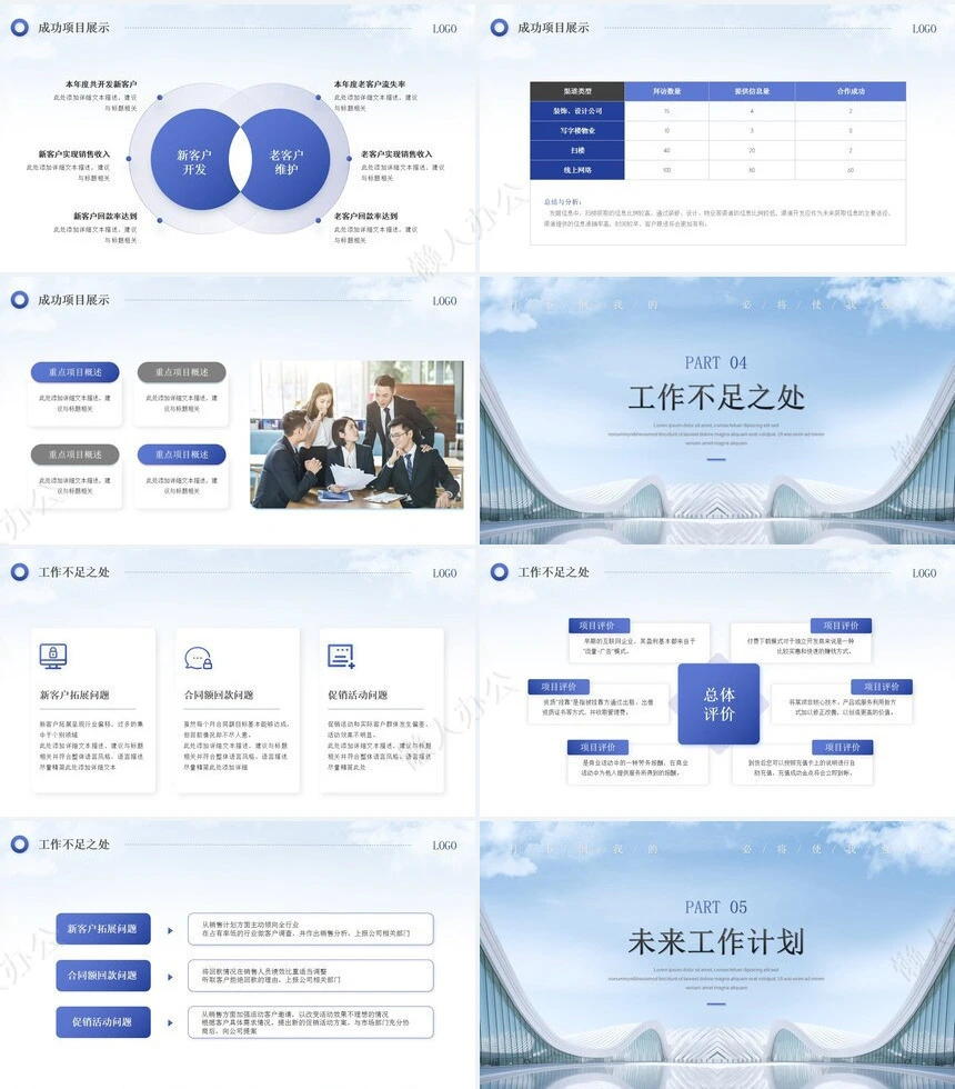 销售总结PPT模板(25)