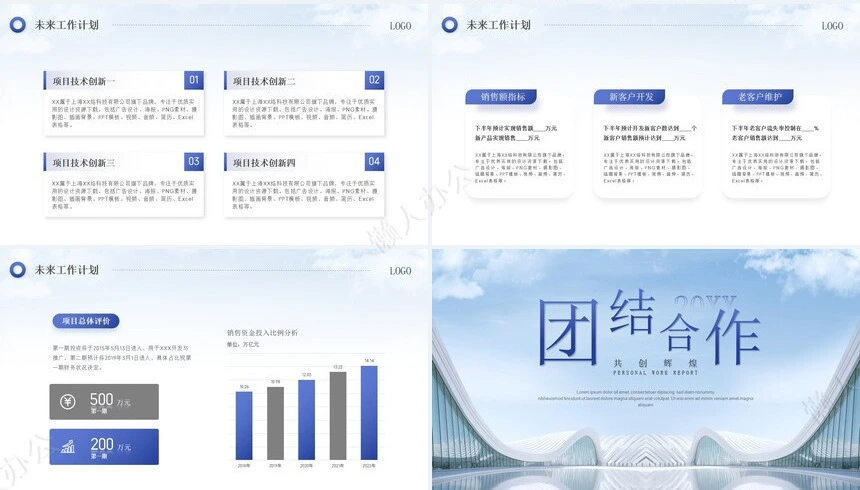 销售总结PPT模板(25)