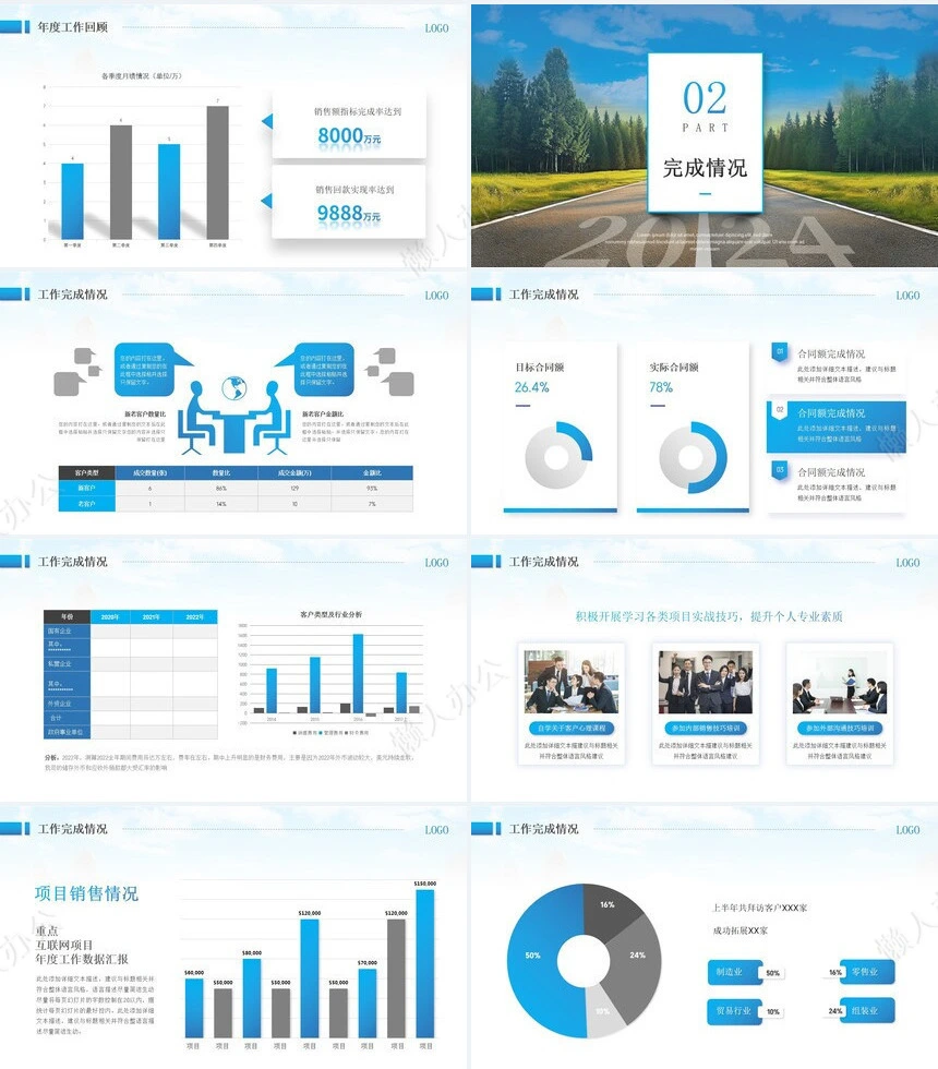 销售总结PPT模板(27)
