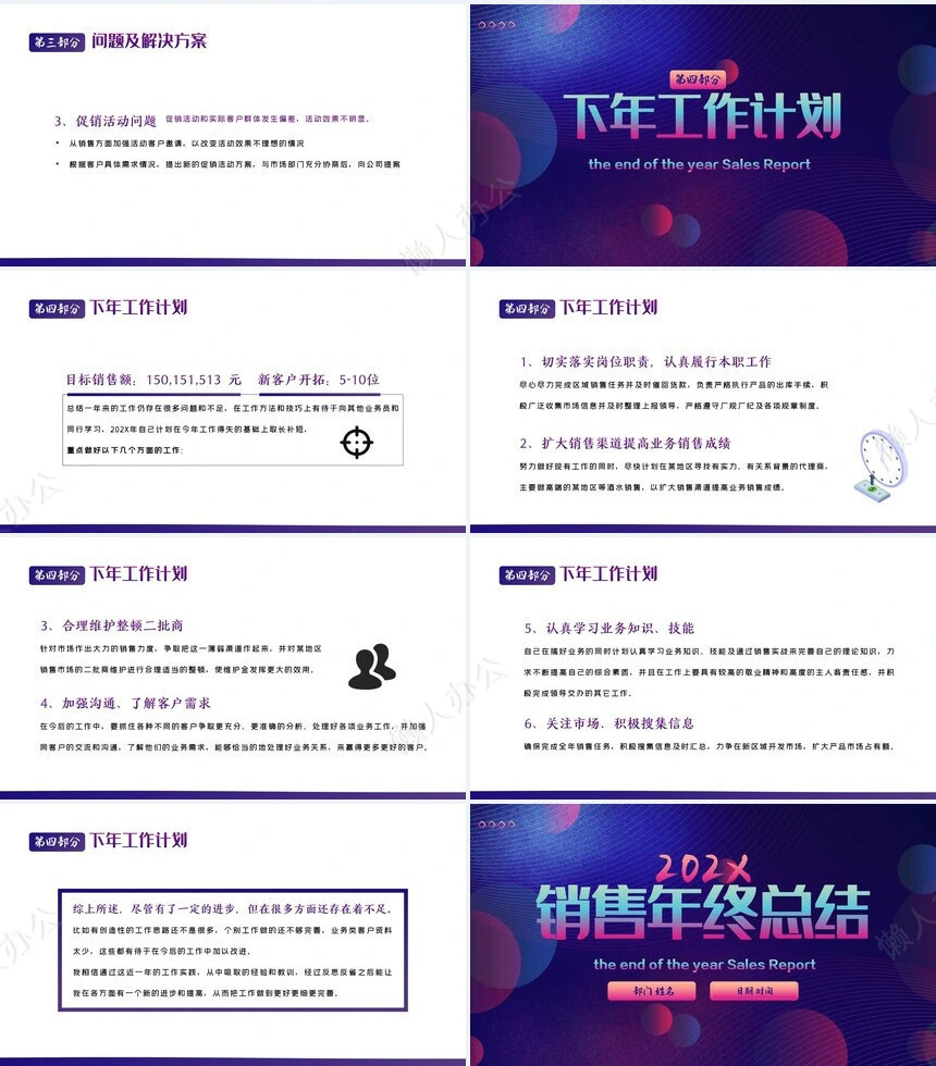 销售总结PPT模板(28)