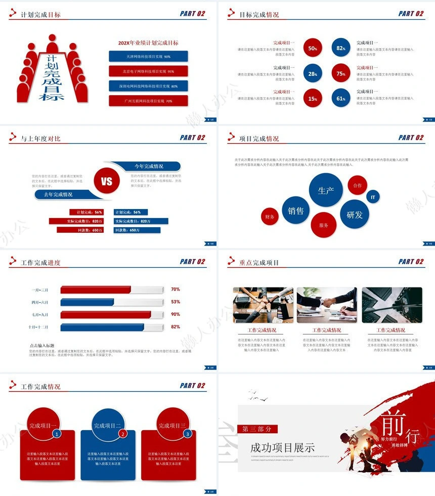 销售总结PPT模板(31)