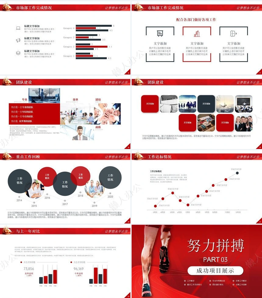 销售总结PPT模板(46)