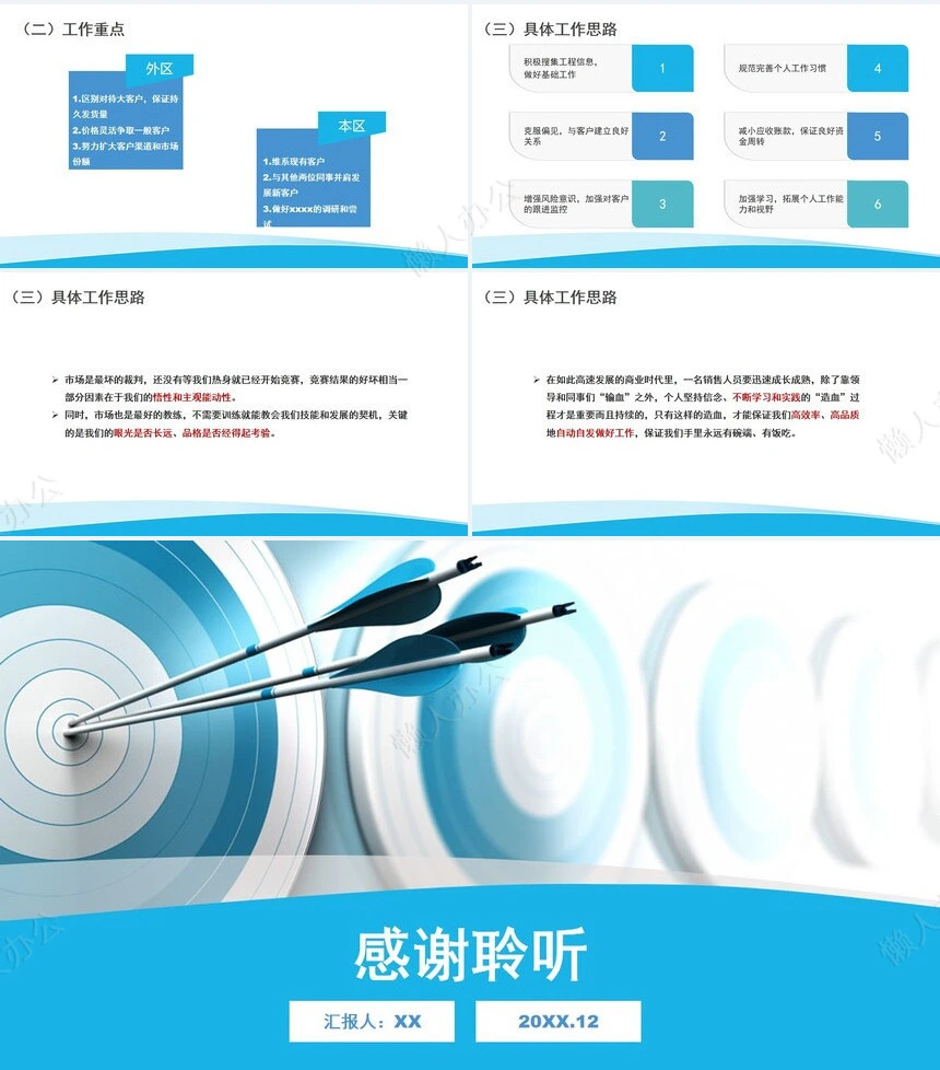 销售总结PPT模板(51)