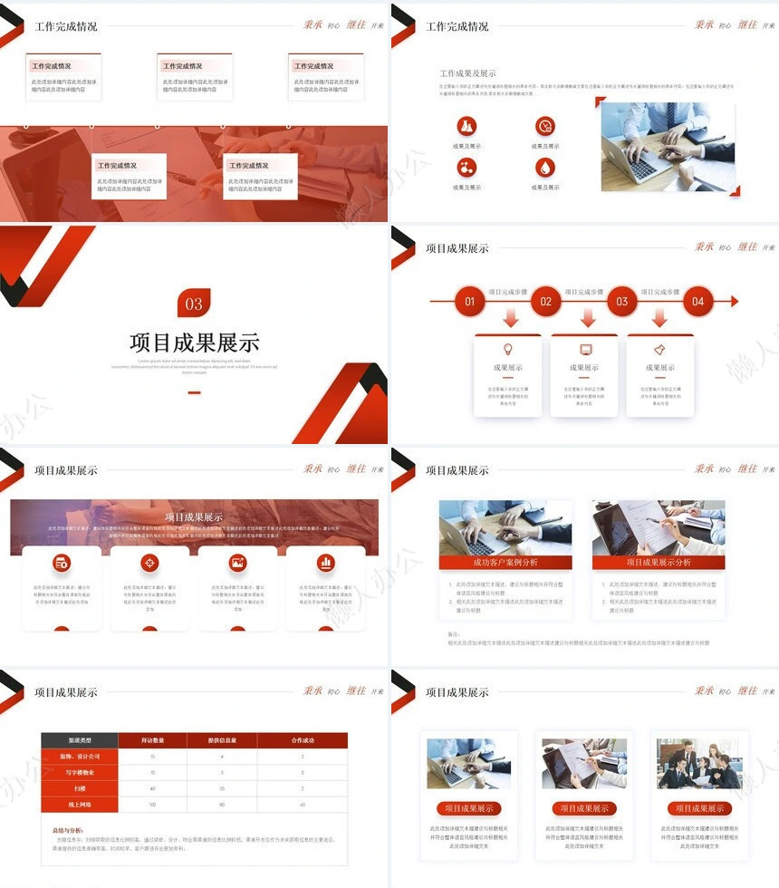 销售总结PPT模板(57)