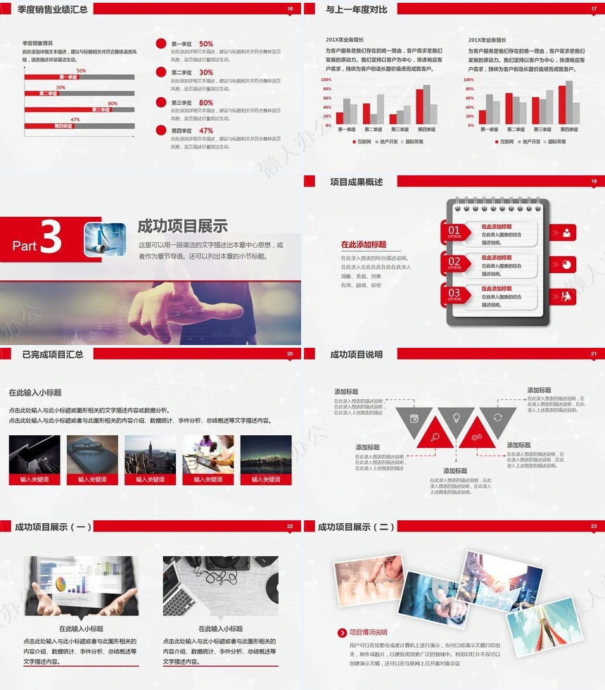 销售总结PPT模板(7)