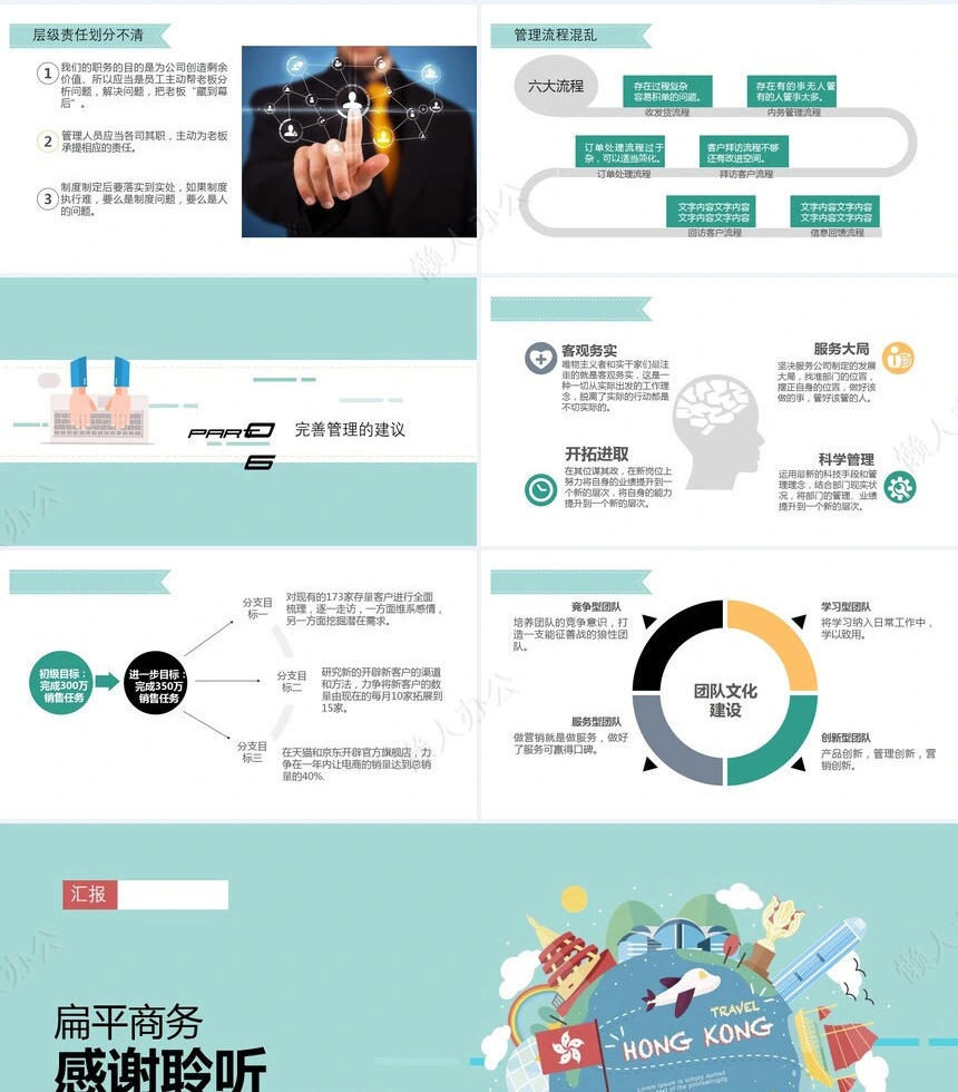 销售总结PPT模板(70)