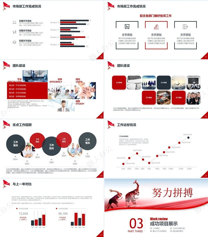 销售总结PPT模板(83)