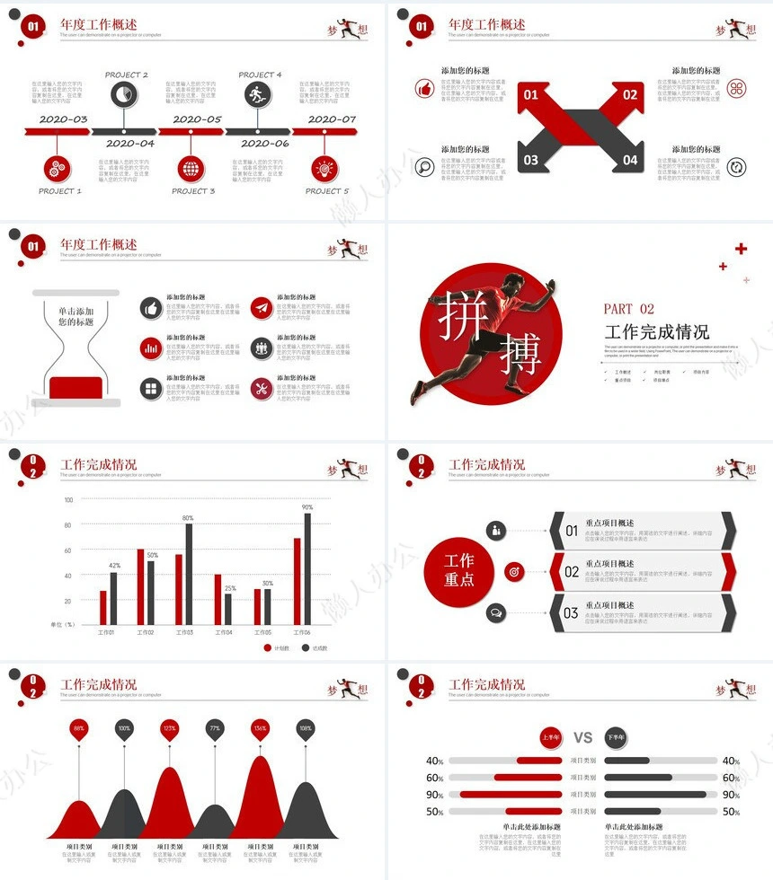 销售总结PPT模板(86)