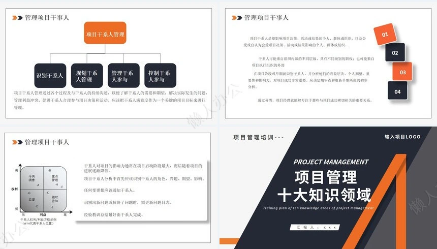 项目管理PPT模板(18)