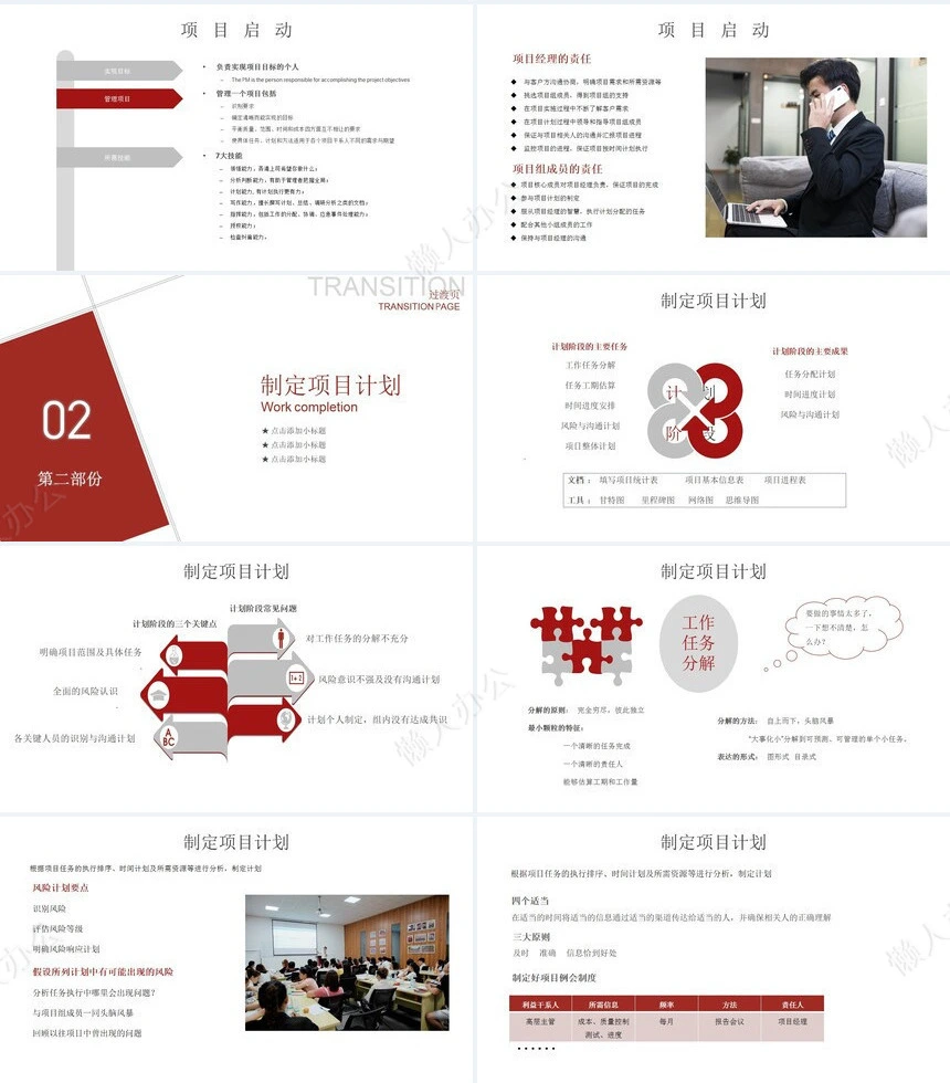项目管理PPT模板(25)