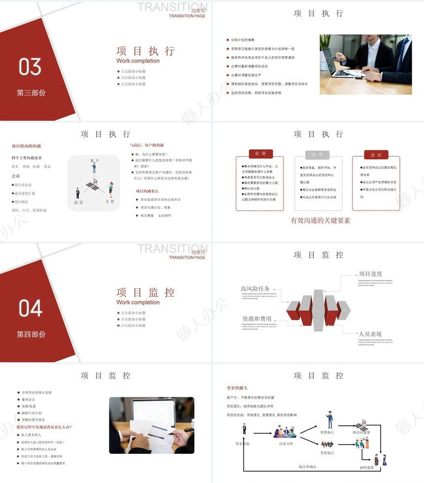 项目管理PPT模板(25)