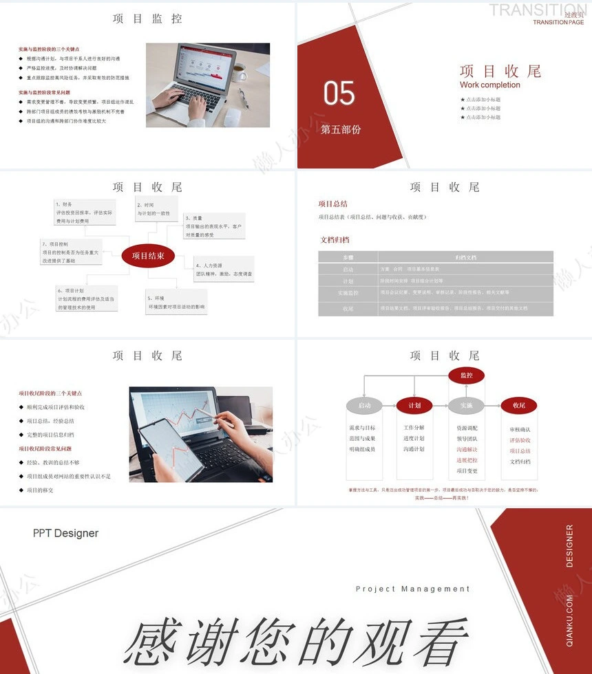 项目管理PPT模板(25)