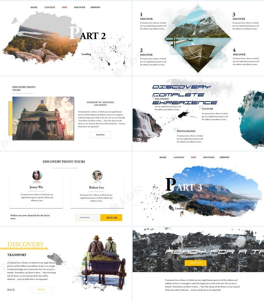 商务时尚运动品牌风景轻奢品牌宣传公司简介PPT模板