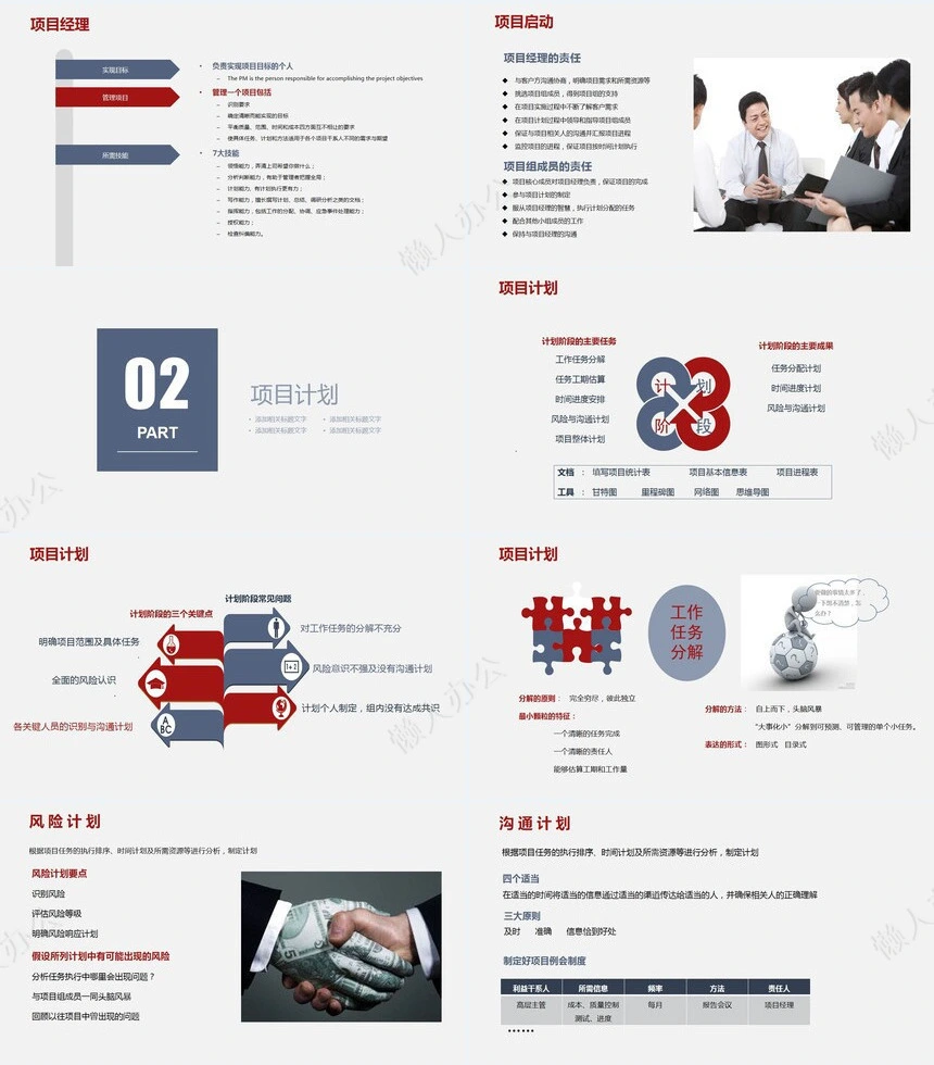 项目管理PPT模板(4)
