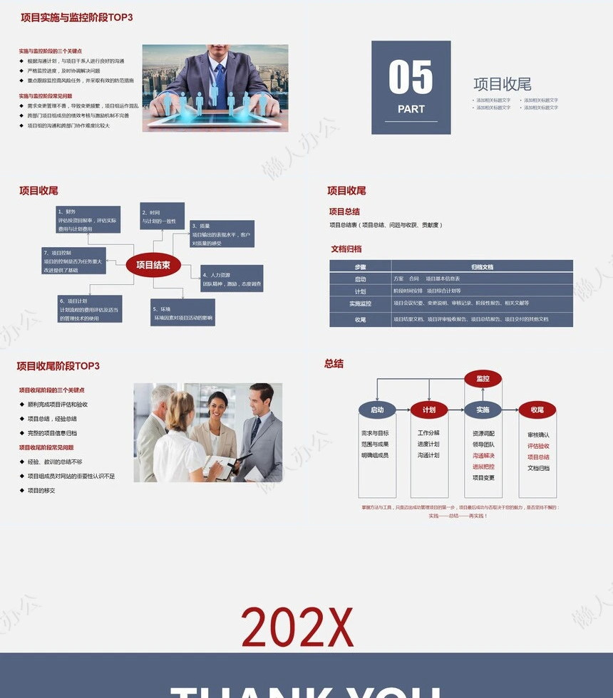 项目管理PPT模板(4)