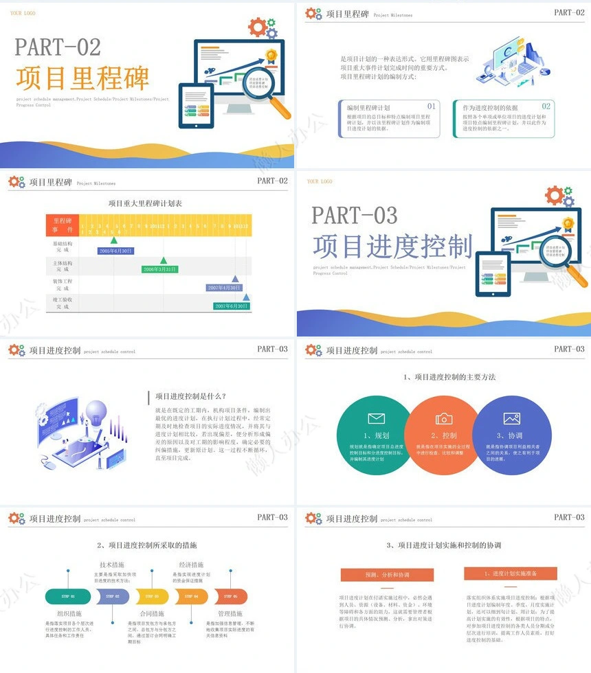 项目管理PPT模板(8)